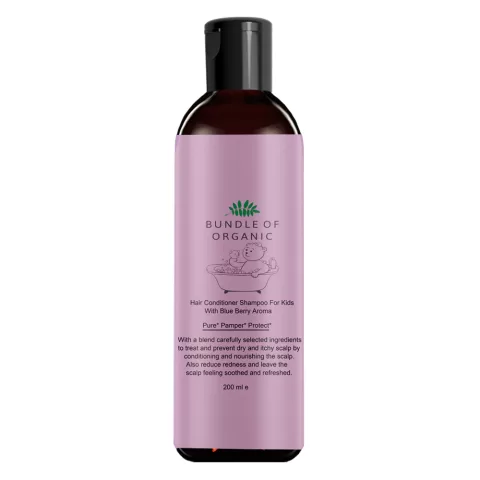 Hair Conditioner Shampoo For Kids With Blueberries Aroma