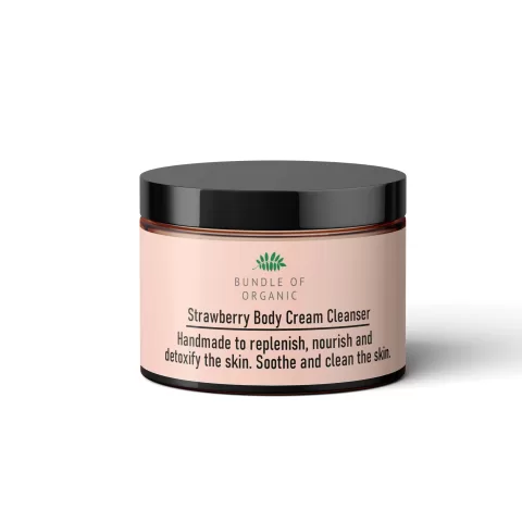 Strawberry Body Cream Cleanser 200 ml strawberry
